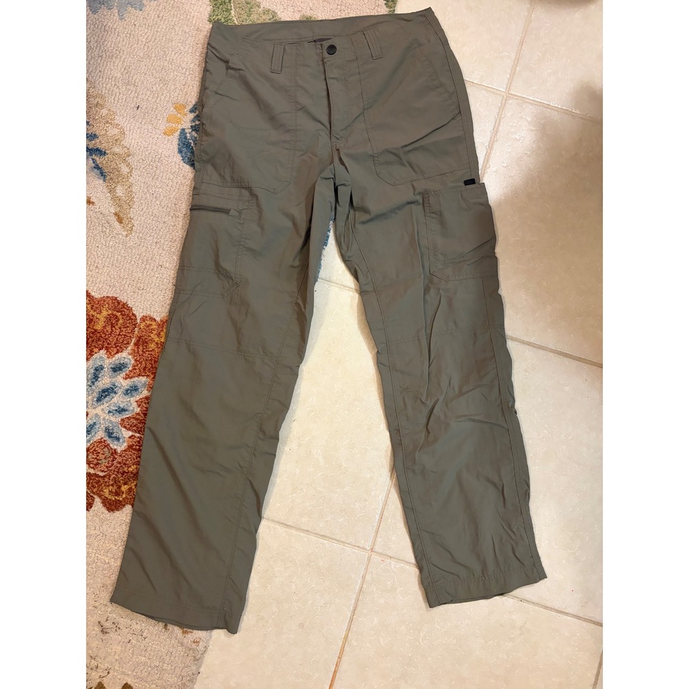 Eddie Bauer First Ascent Guide Pro Cargo Pants Mens 33x34 Olive Green Hiking
